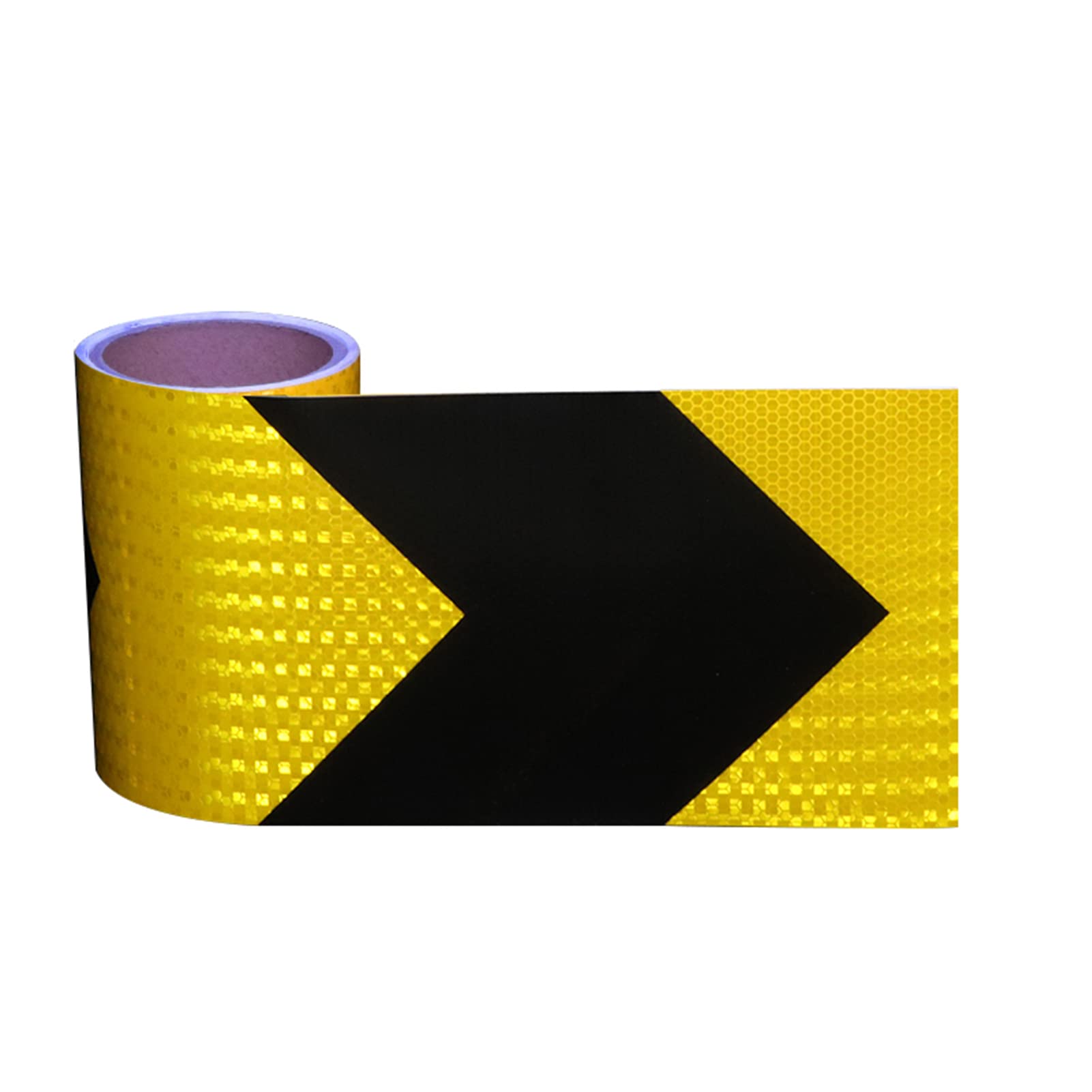 VHcgCGJ reflective tape, Reflective Tape Hazard Warning Night Self-Adhesive High Intensity Prismatic(Black)