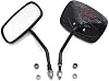 HTTMT MT351- Rear View Side Mirrors Compatible with Harley Davidson Eagle Spirit Live to Ride 3D Black