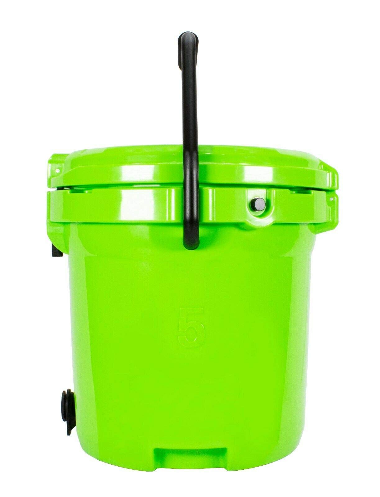 Frosted Frog 5 Gallon Original Green Heavy Duty Drink Dispenser Cooler with Spigot