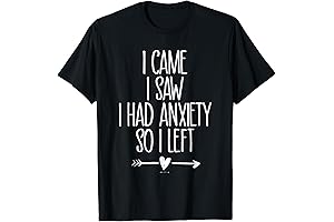 I Came I Saw I Had Anxiety So I Left Mug