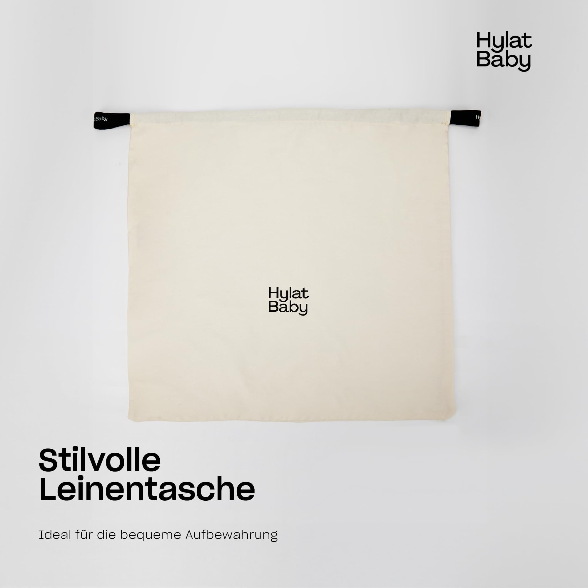 Hylat Baby Wickeltasche mit Wickelunterlage und Baumwolltasche - moderne Tasche für Windeln und Kindersachen – ideal für unterwegs