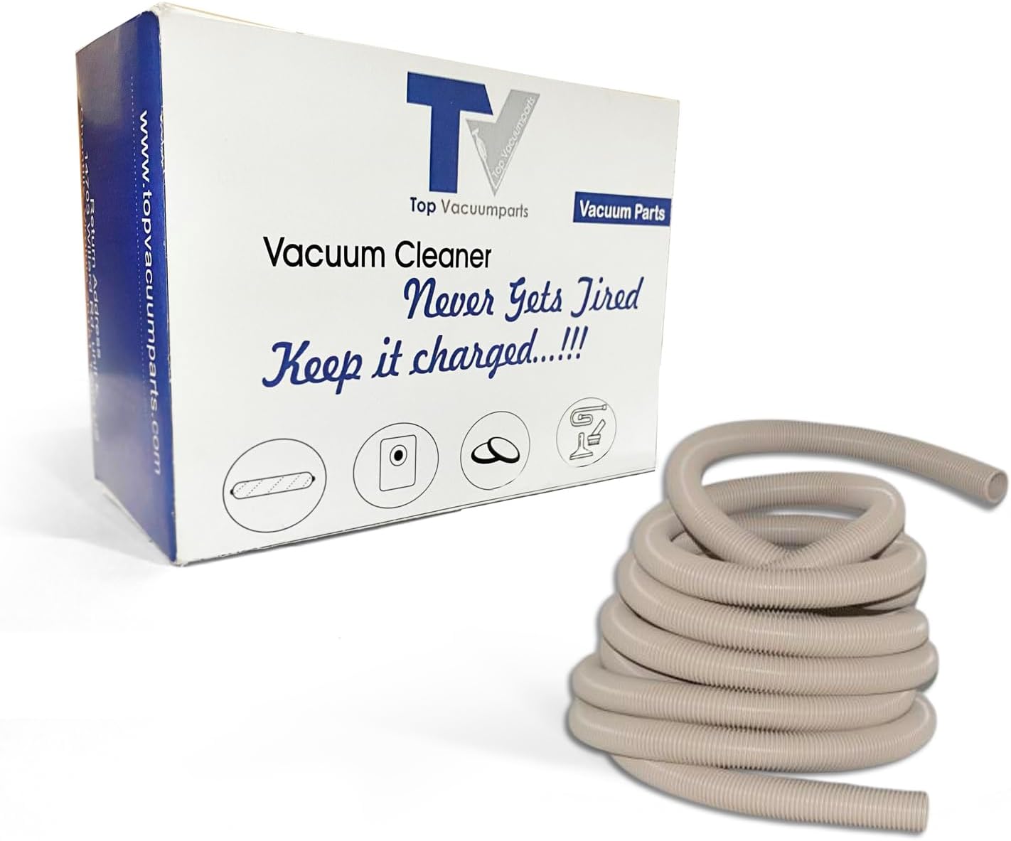 1 1/4 inch 32mm Central Vacuum 35ft Replacement Crush proof