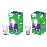 EcoLink 9-Watt Base B22 LED Bulb (Cool White,Pack of 2)