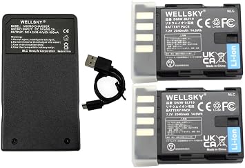 DMW-BLF19 / BP-61 / DMW-BLF19E   2  + DMW-BTC10 DMW-BTC13 / BC-61     USB Type C   1