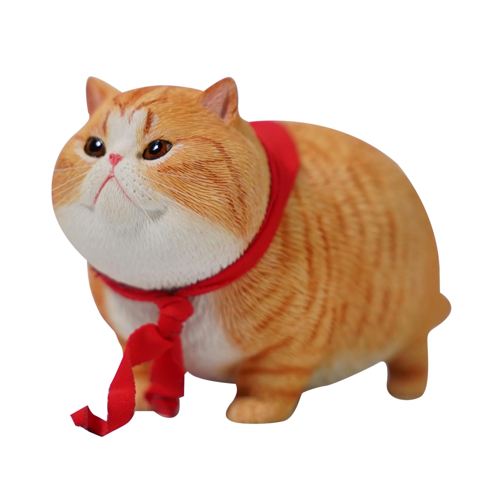 Statue de chat gros en résine pour sublimer votre bureau ou table de nuit
