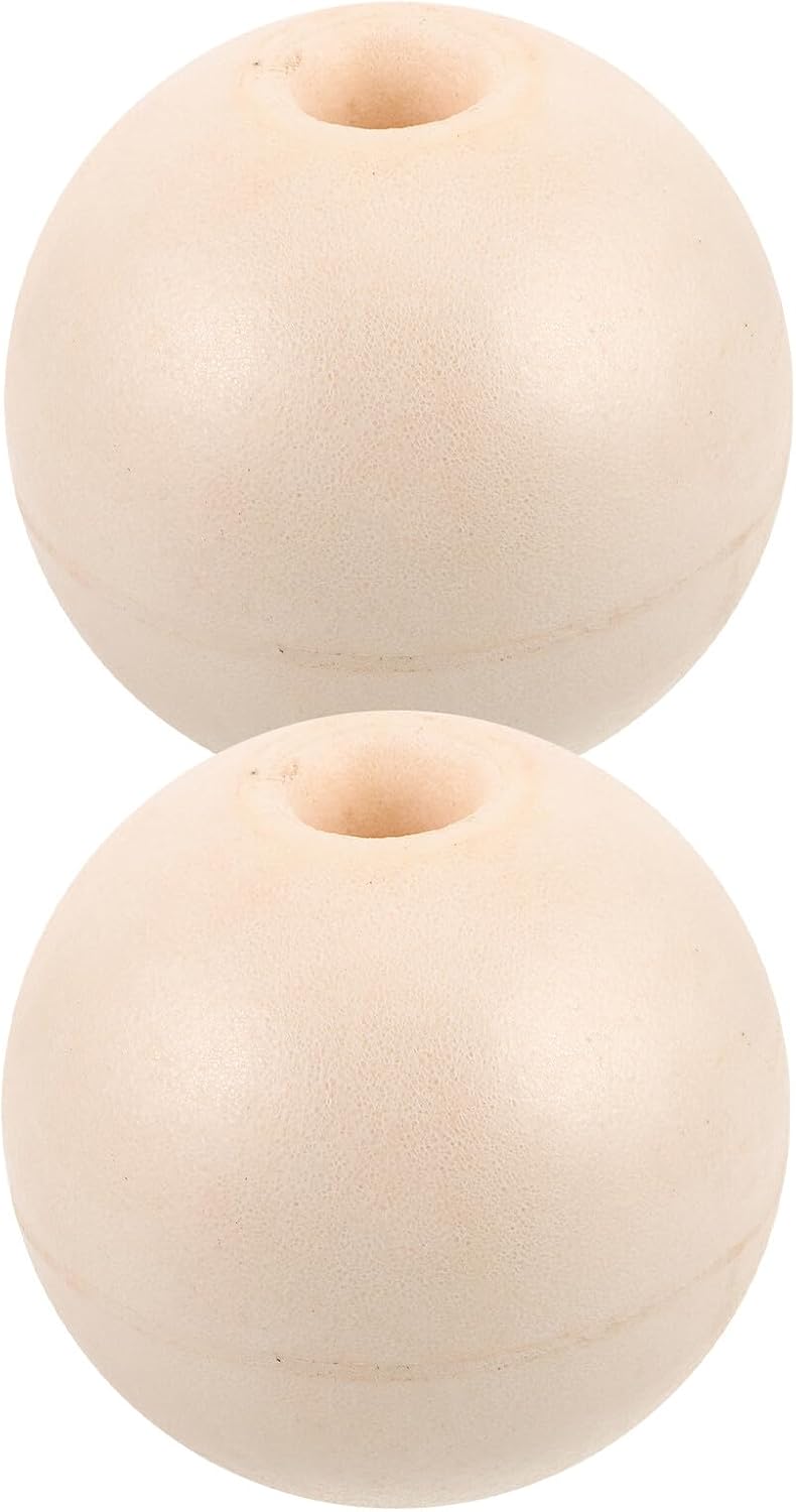 NOLITOY Fishing Net Float Ball Buoy 15mm Foam Floats 2pcs White Marker Buoys for Fishing Gear Marine Nets Kayak Dock Pool Use