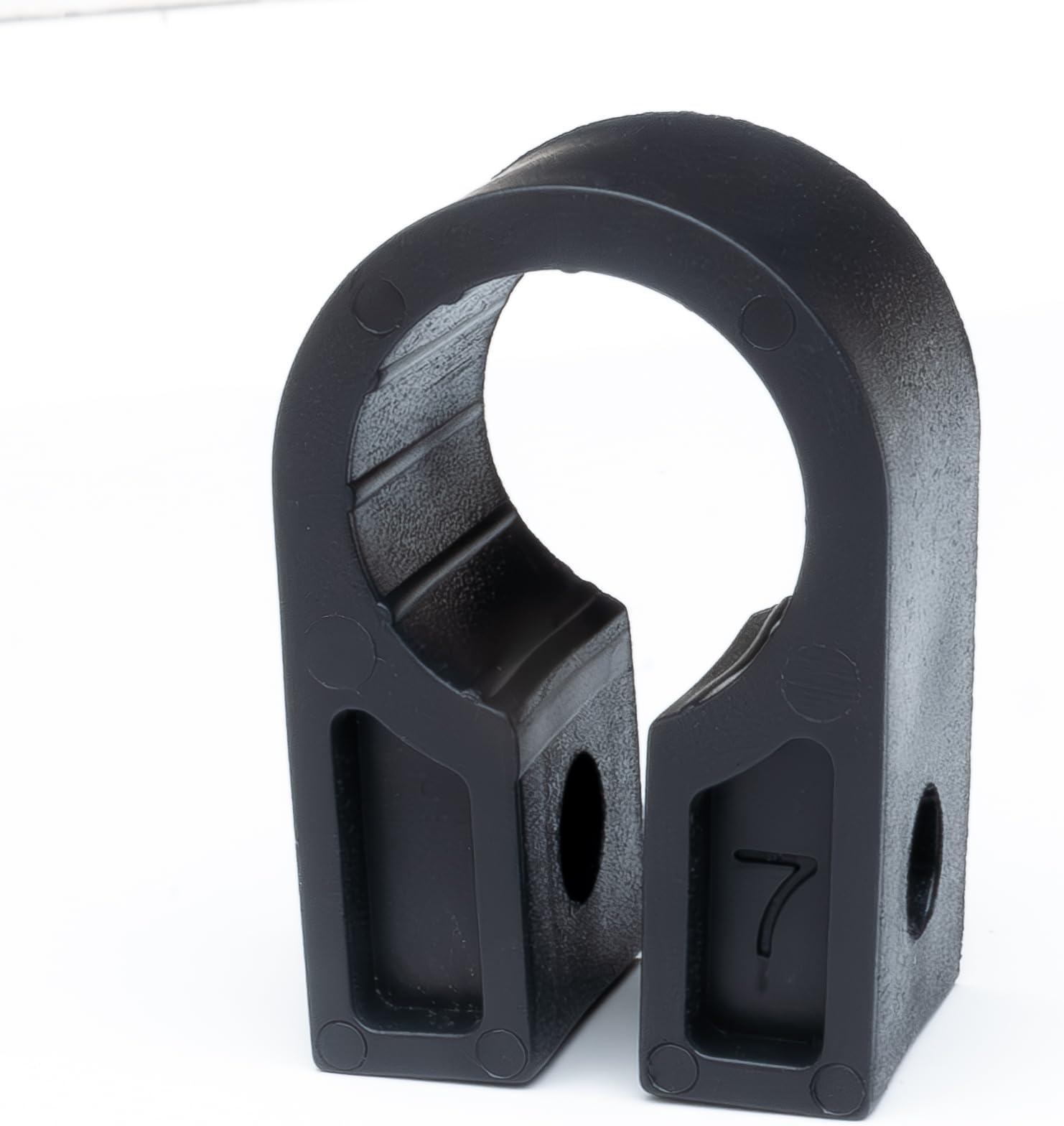 SWA Armoured Cable Cleats, CC7 (15.2MM - 17.8MM) - UK Made, Pack of 100 BLACK