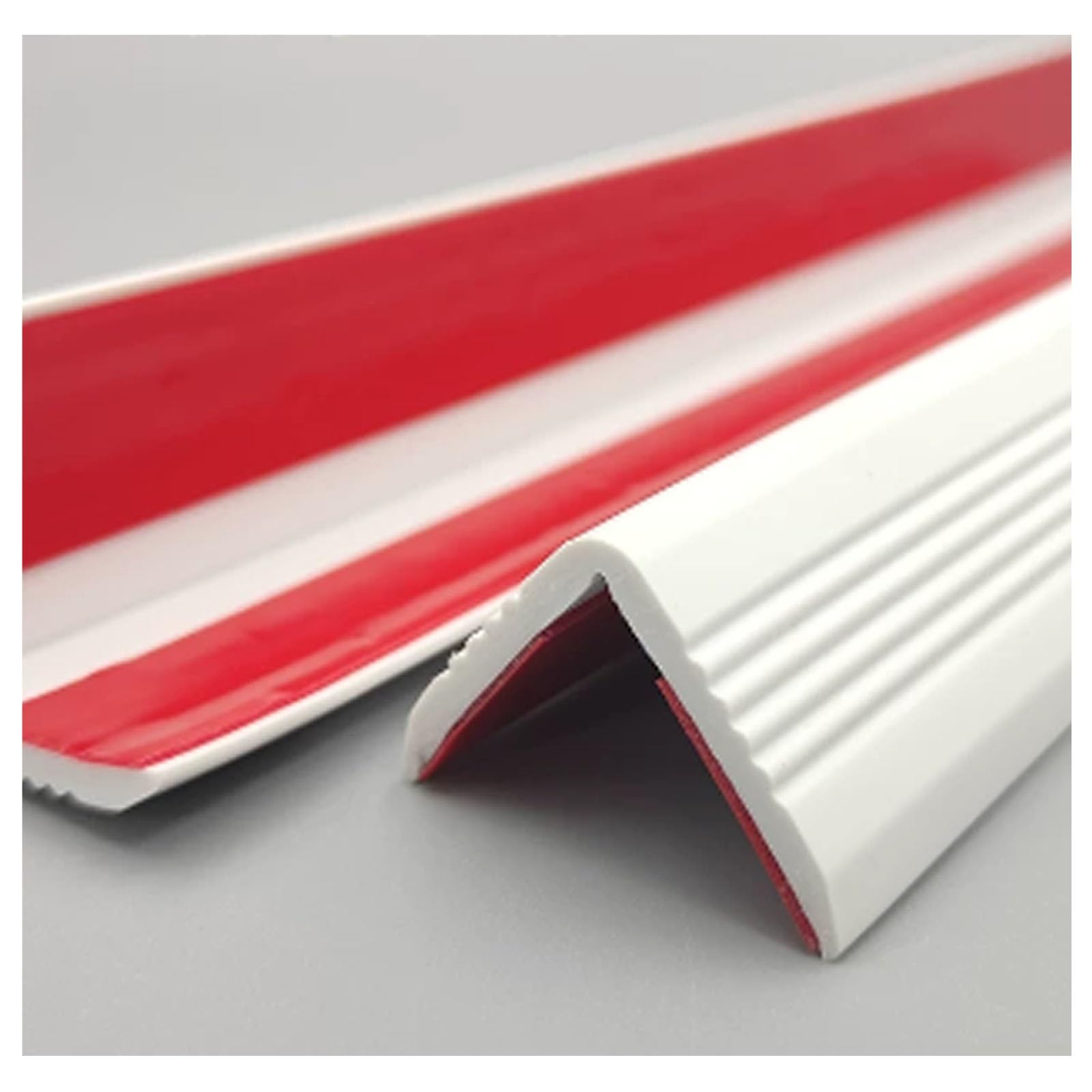 YPIOUREN Pvc Corner Guards, Floor Transition Strip Anti Skid Self Adhesive Edge Protector, for Sharp Edges(White,3.5cm(1.37in))