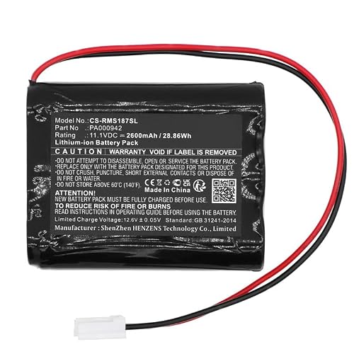 Ersatz Akku für Heim und Haus 18797, GEC 12-W37 PN:Heim und Haus 2447-3031-50, PA000942 2600mAh / 28.86Wh