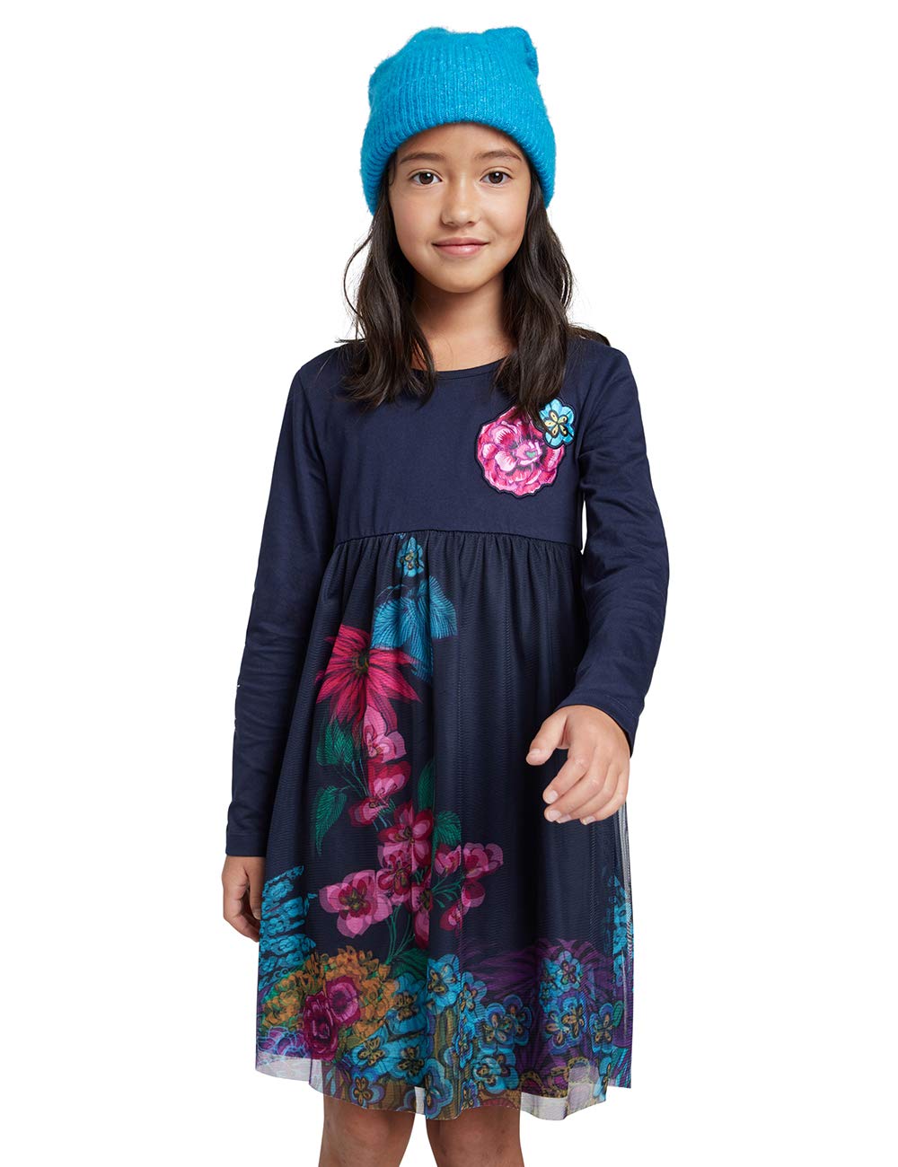 Desigual Vest_granollers Vestido Casual para Niñas