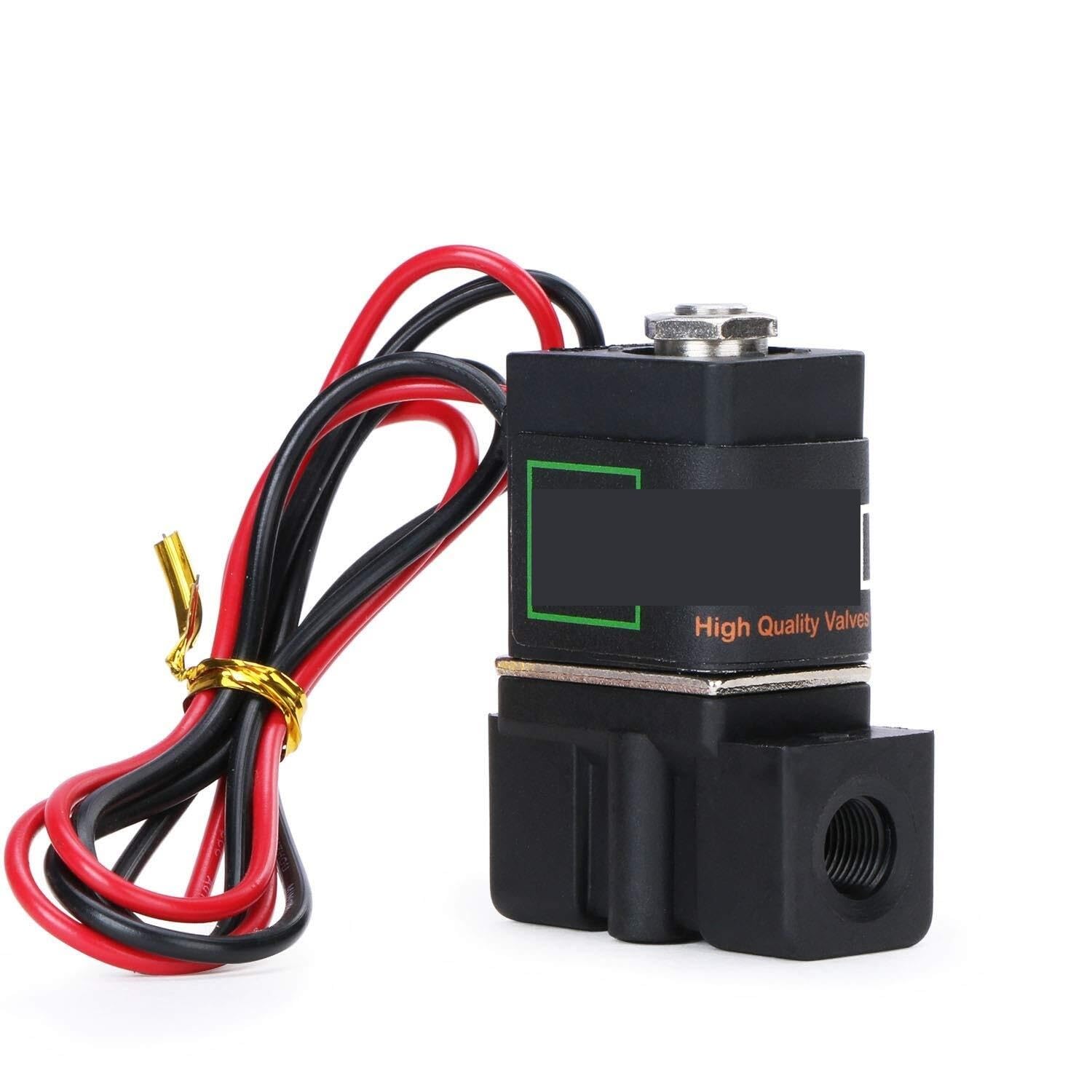 Électrovanne électrique 1/4 AC 110V vanne normalement fermée air eau NBR