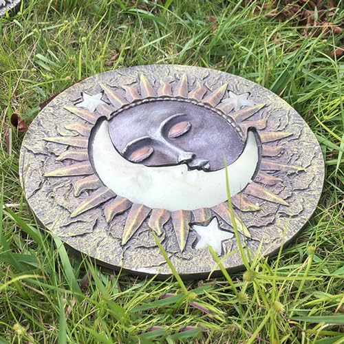 SDGBCXD Pietra da calpestio， Pietre Decorative for gradini da Giardino in Stile retrò, for Esterni, for vialetti e Cortili, Resistenti alle intemperie(Style4)