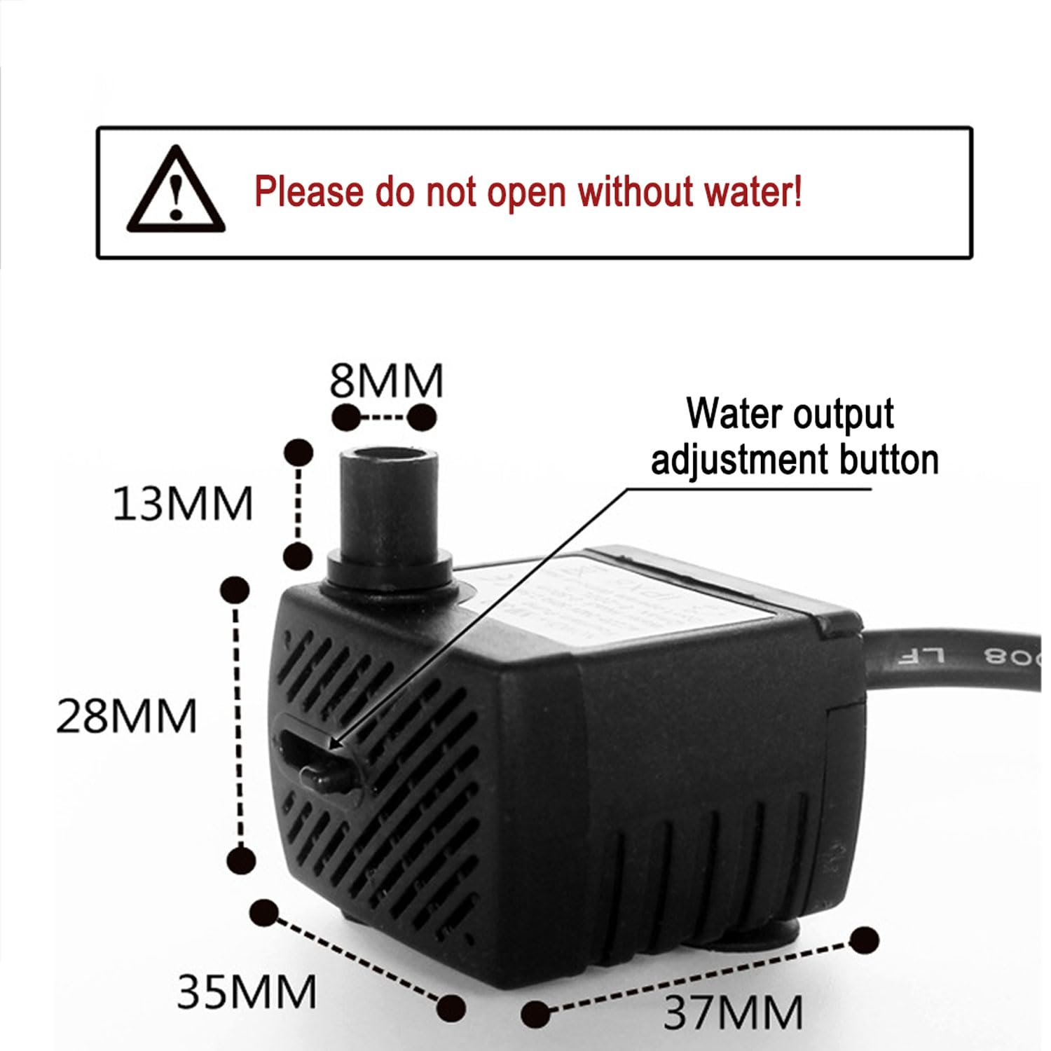 Bebedero automático para reptiles, velocidad de flujo de agua ajustable, dispensador de agua de circulación automática en cascada, sistema de filtro doble, para lagarto tortuga serpiente araña rana