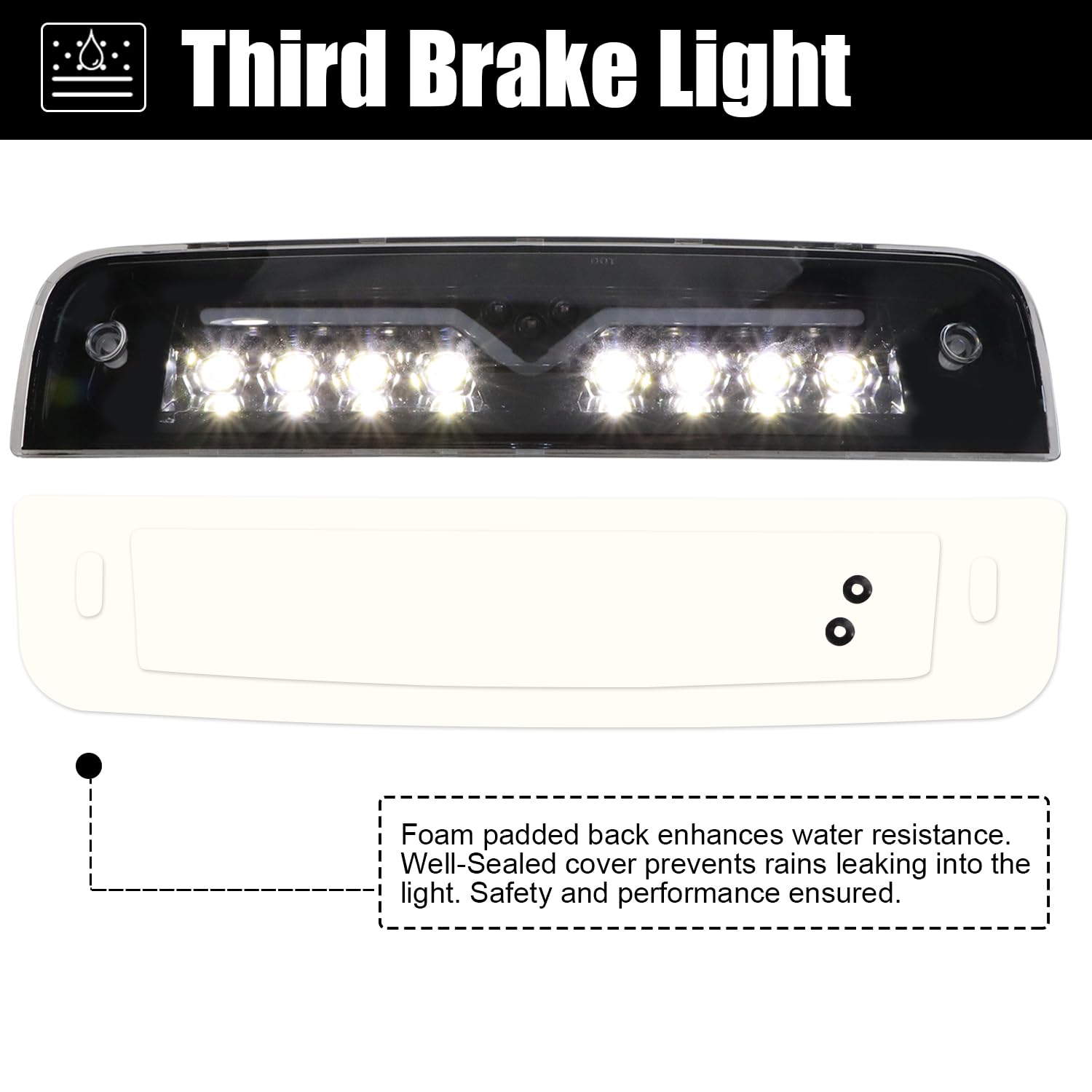 Amazon.com: ILONPA LED Third 3rd Brake light For 2011-2017 Ram