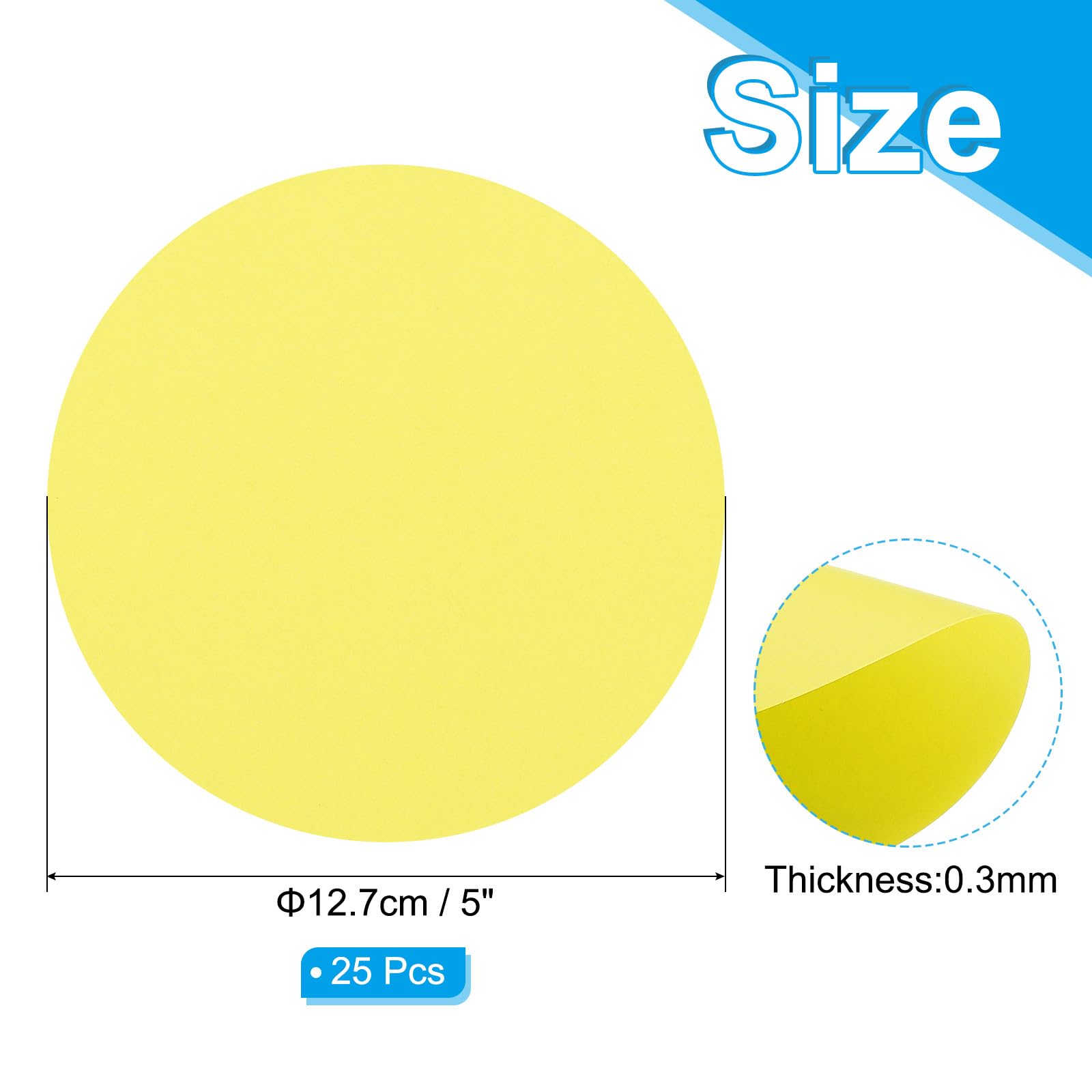 PATIKIL 5inch Circle Card Stock - Image 2