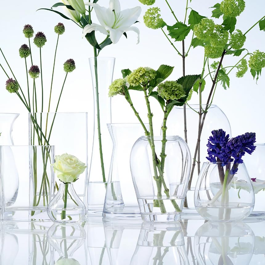 LSA international 花瓶　vase Vase H12.5in, Sapphire | Gems Collection | LSA Interior