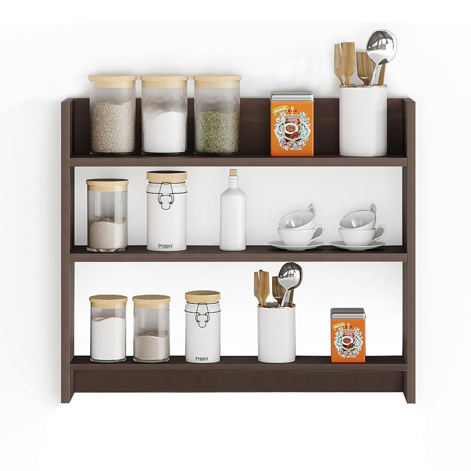 TAKME Wood kitchen rack sheets kitchen rack stand mdf wooden