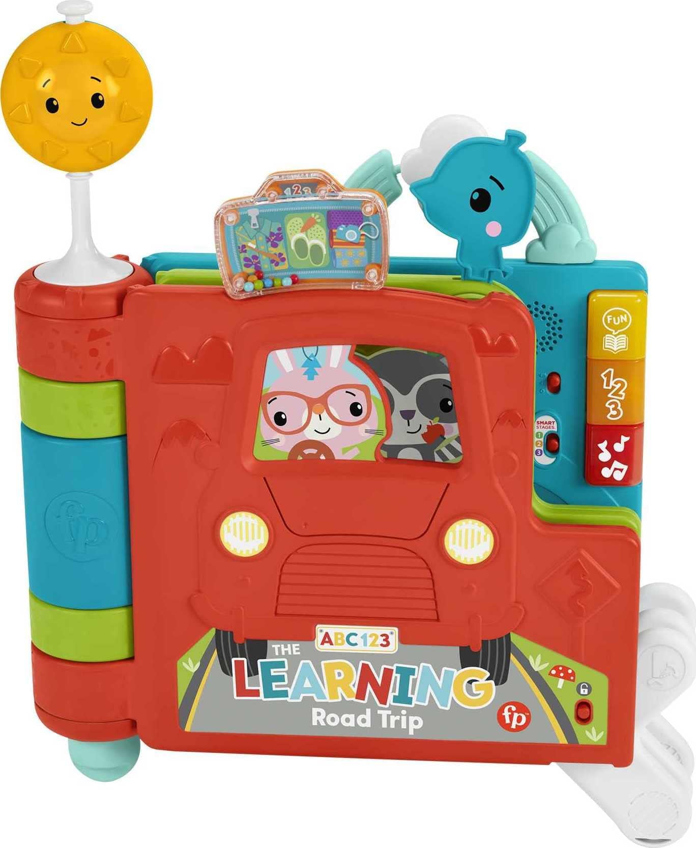Sit-to-Stand Giant Activity Book, Electronic Learning Toy and Activity Center for Infants and Toddlers Ages 6 Months to 3 Years