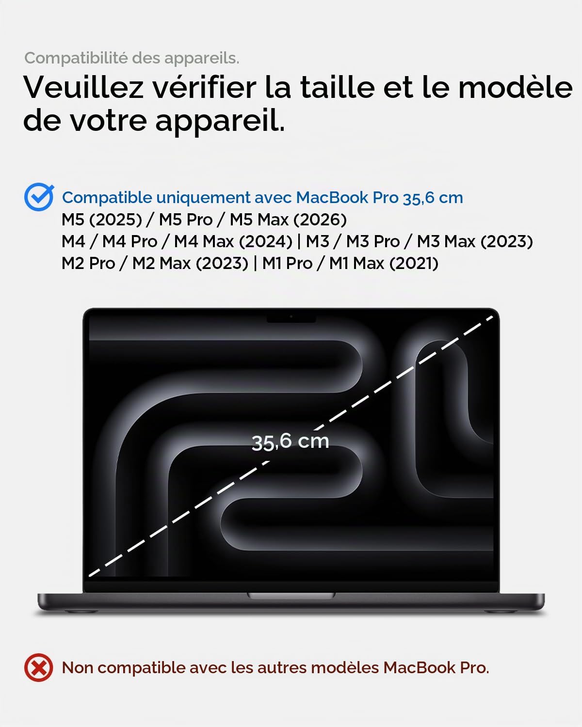 Spigen Thin Fit Coque Compatible avec MacBook Pro 14 Pouces M5/Pro/Max (2026), M4/M3/M2/M1/Pro/Max (2025-2021) Étui Rigide Transparent de Protection - Transparent