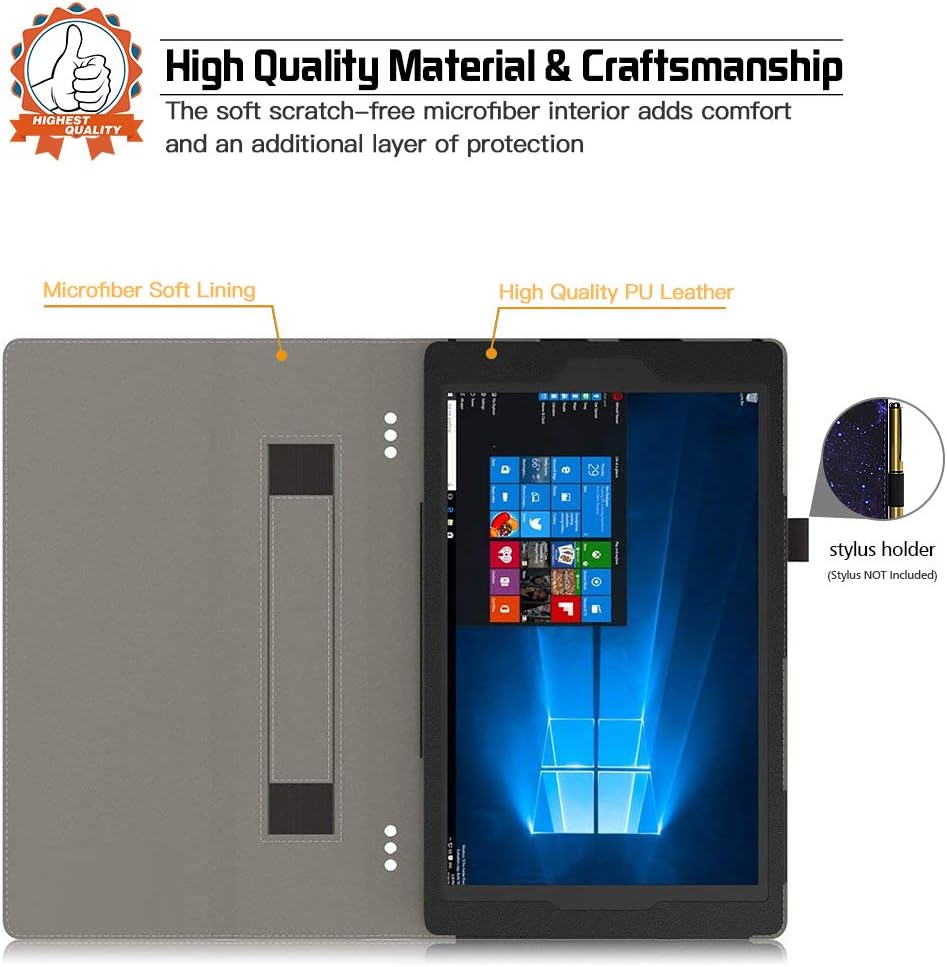 Retear HD 8 7th / 8th Case for Amazon Leather Kindle Fire HD 8 Tablet(2018 / 2017 Release) PU Leather Cover with Auto Wake/Sleep