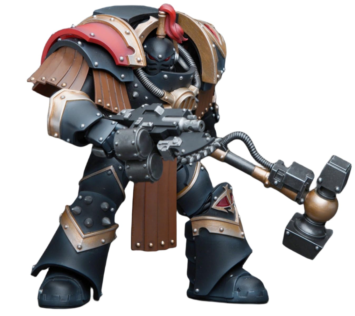 HiPlay JoyToy Warhammer The Horus Heresy Collectible Figure: Sons of Horus Justaerin Terminator Squad Justaerin with Thunder Hammer 1:18 Scale Action Figures JT9732 - Image 4
