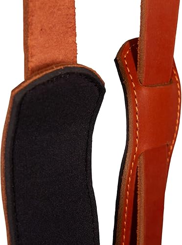 Miniatura 7 de Sistema de suspensión de cuero Stronghold, cómodos tirantes acolchados y totalmente ajustables de cuero para cinturón de herramientas.