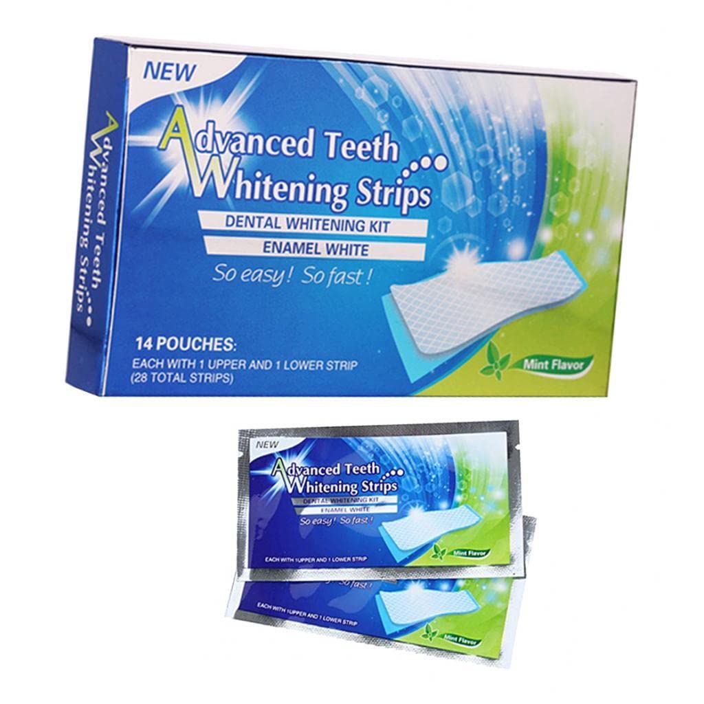 JAZZY PEARLS 14x Professional Teeth Whitening Strip Instant Tooth Bleaching Stain Remover (B0CGVBQ7C3) Amazon Price History, Amazon Price Tracker