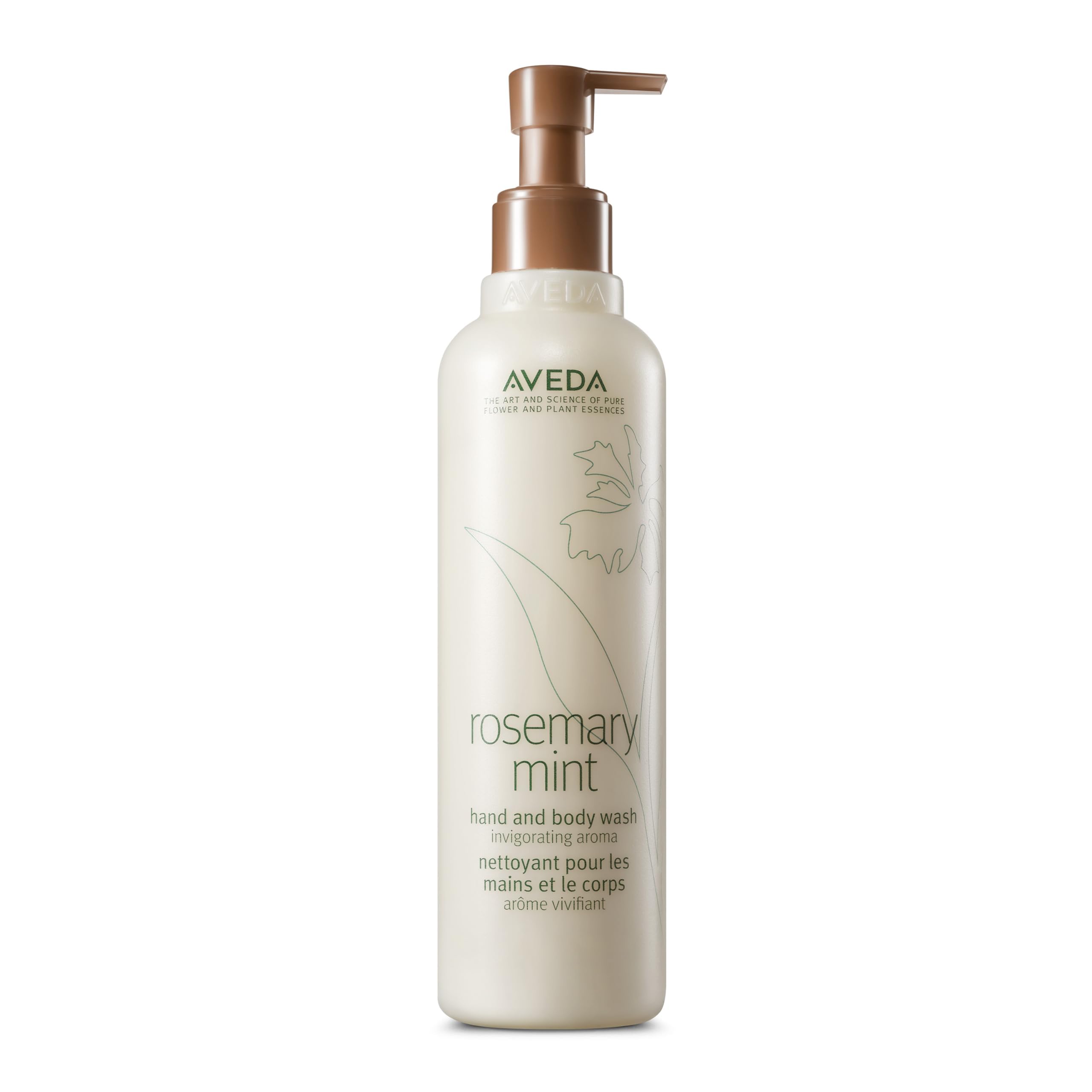 Aveda Rosemary Mint Hand & Body Wash | Liquid Hand Soap and Body Wash | with Invigorating Aroma of Certified Organic Peppermint & Rosemary