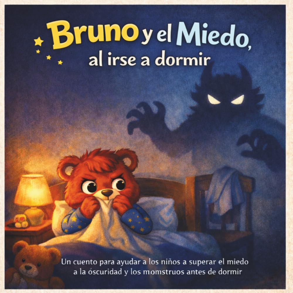 Bruno y el miedo al irse a dormir: Un cuento infantil para ayudar a los niños a superar el miedo a la oscuridad y dormir tranquilos