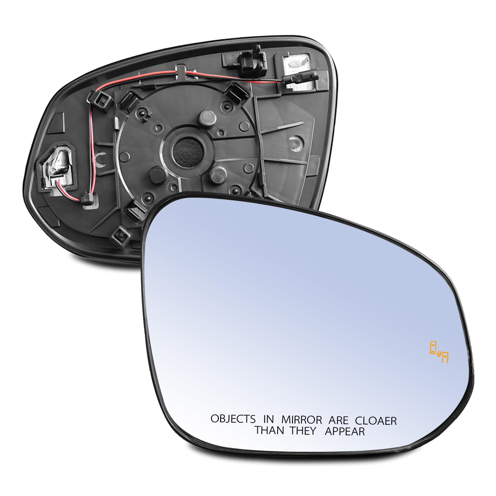 Photo 1 of AZ-HAPPYMALL Passenger Right Side Mirror Glass Fit for Toyota RAV4 13-24