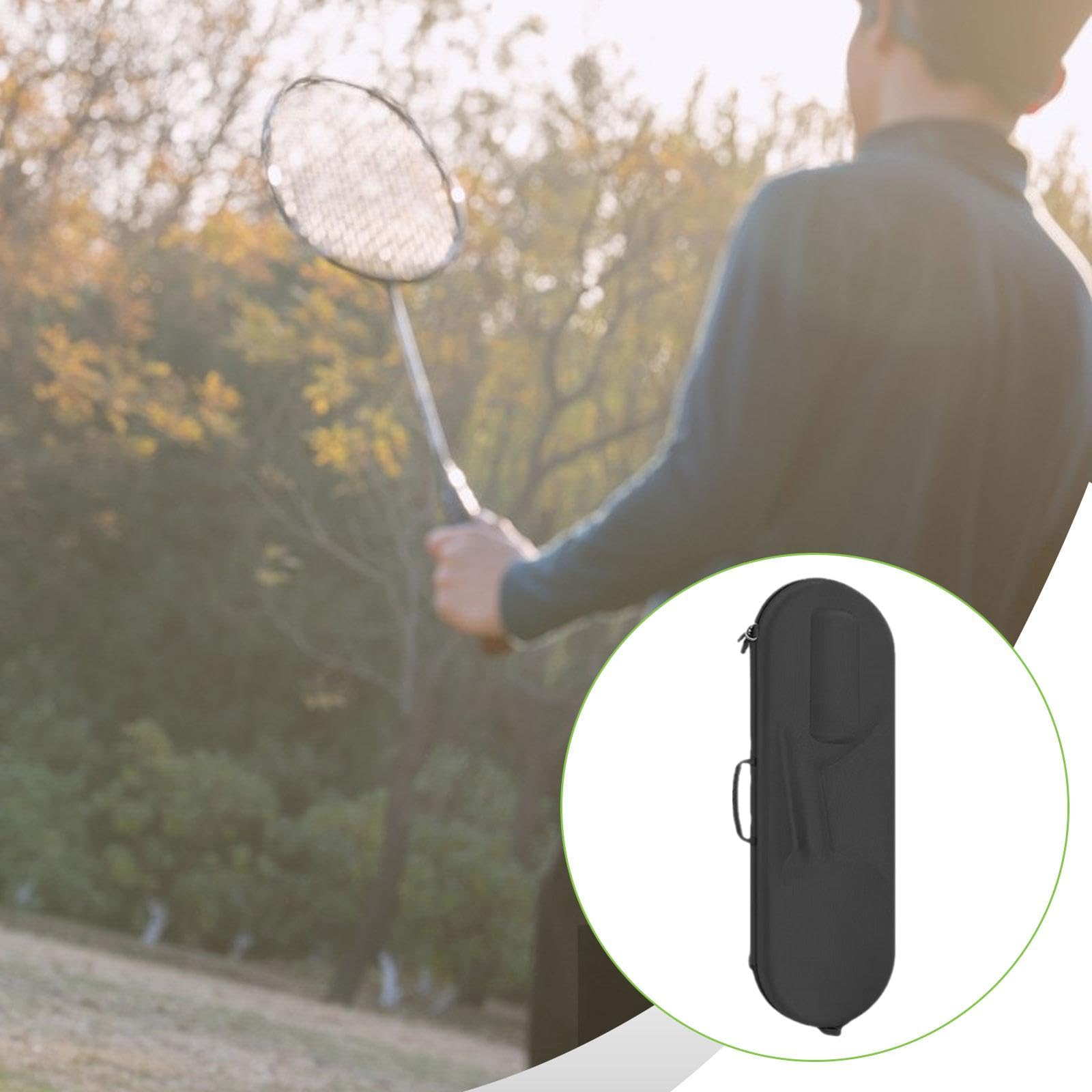 Homyl Borsa Porta Racchetta Badminton Custodia Eva Impermeabile Leggera con Manico Ideale per Adulti Uomini Adatta per Sport Viaggi Competi