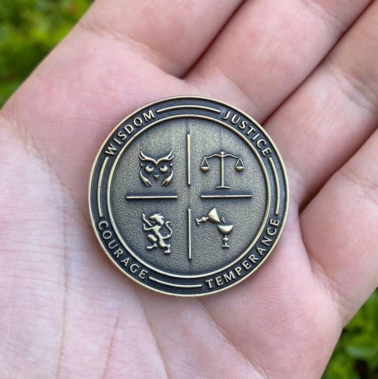 Memento Mori Libro Amor Fati Phoenix Stoic Coin Marcus Aurelius