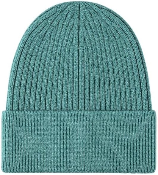 Versatile Outdoor Warm Baotou Wool Knitted Hat Thick Brimless Hats