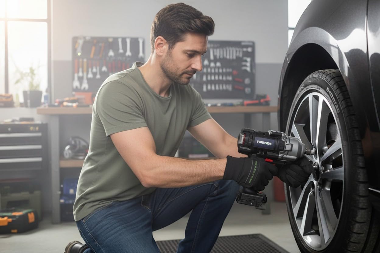Parkside Avvitatore a impulsi a batteria PERFORMANCE PASSP 20- Li X20V, max. 1898 Nm, fino a M33, 1/2"(in valigetta di trasporto, senza batteria e caricatore)