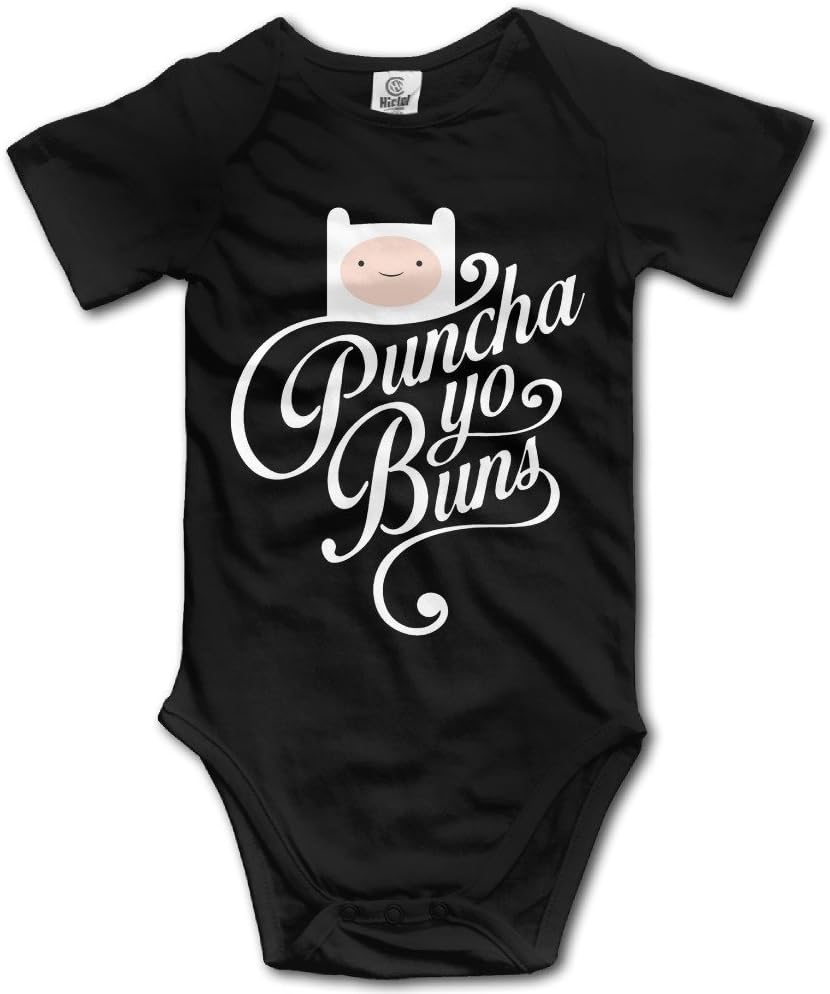 DCOCY Music Downloads SISYHJ Puncha Yo Buns - Adventure Time Unisex Boys Girls Baby Onesies Romper Organic 24 Months Black