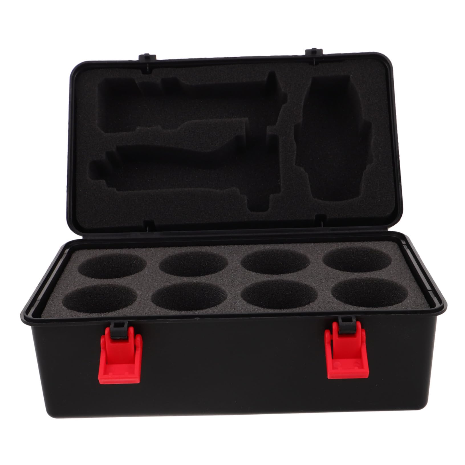 TOYANDONA Gyro Organizer scatola di stoccaggio con manico e serratura scatola da trasporto portatile Battling Top con scomparti interni per proteggere le trottole giocattolo per viaggi e feste