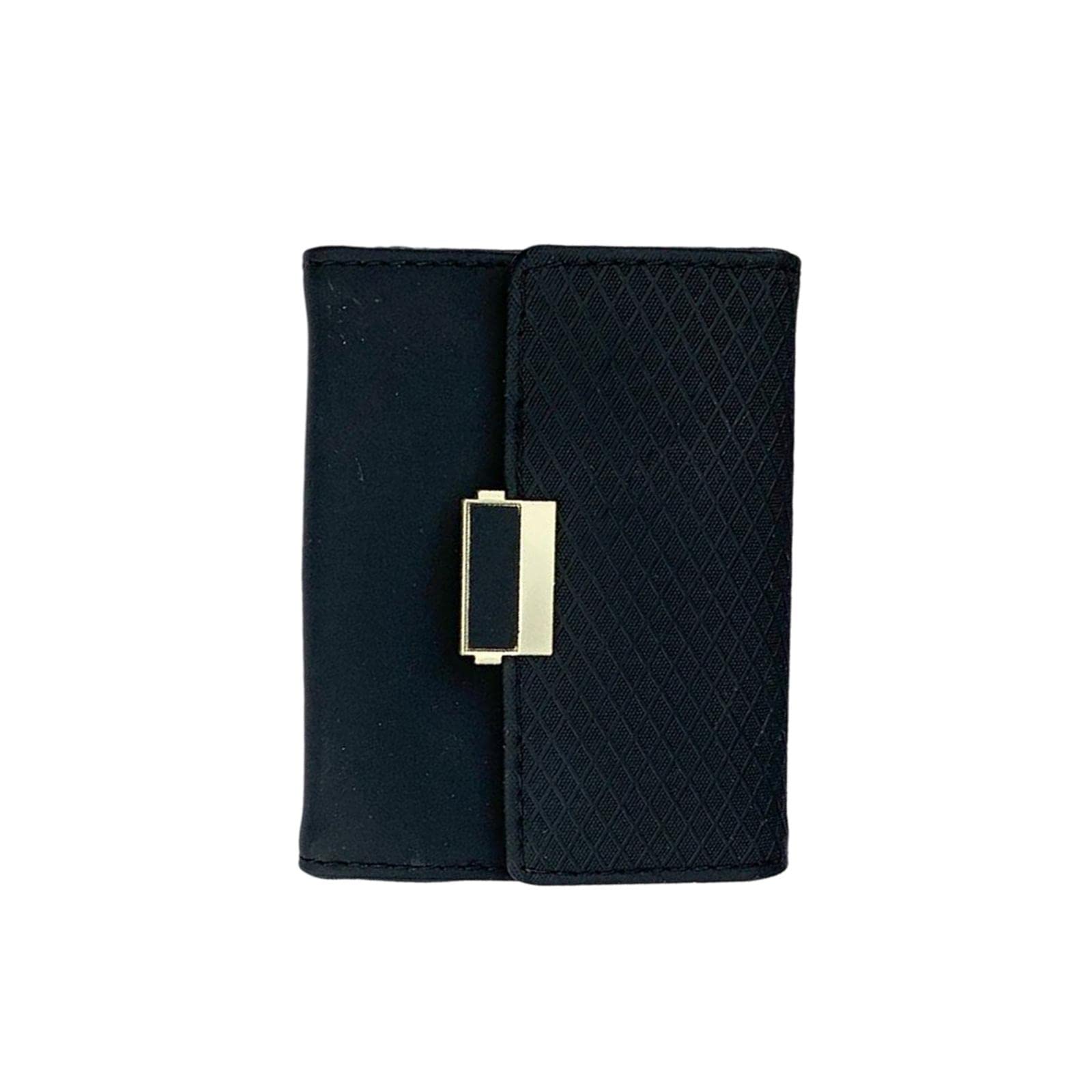 Pocket wallet Practical Convenience with 11 Card Slots Storage Travel Black-image-27