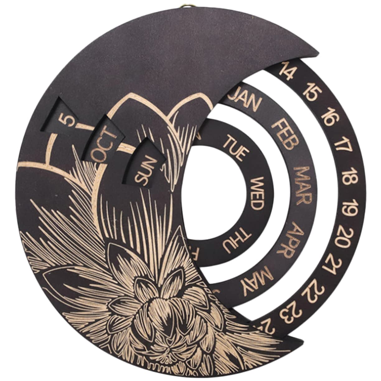 VILLCASE 3 Pz Calendario Perpetuo in Legno Retrò Ornamento Calendario Giornaliero 2023 Arredamento Della Casa Di Campagna Ciondolo Domestico Calendario Da Parete Ornamenti Rustici Di Legno