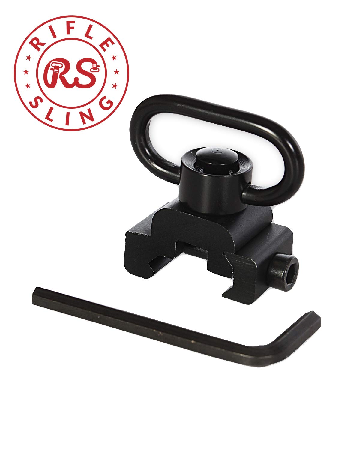 Rifle Sling QD Sling Swivel Mount, Rifle Swivel Quick Release Button QD Sling Attachment for