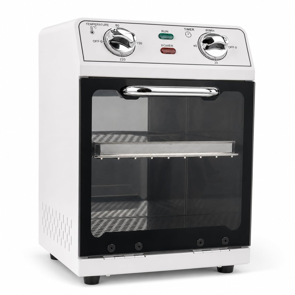 HAOFENG Esterilizador de calor seco de 600 W, 8 L, armario de herramientas con control de temporizador | Ajuste de temperatura ajustable, cámara de alta capacidad, tatuaje de uñas, uso de peluquería dental