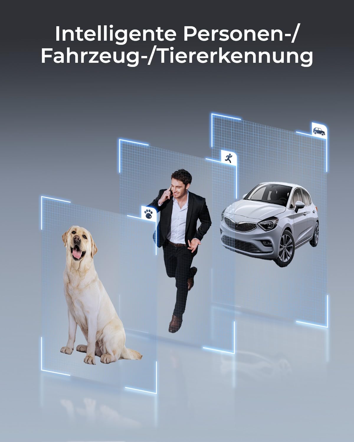 Reolink Smart 4K/8MP UHD PTZ Dome Überwachungskamera Aussen mit revolutionären 16X optischem 3D-Zoom, Farbnachtsicht, Personen-/Fahrzeug-/Tiererkennung, Zwei-Wege-Audio, 24/7 Aufzeichnung, RLC-823S2