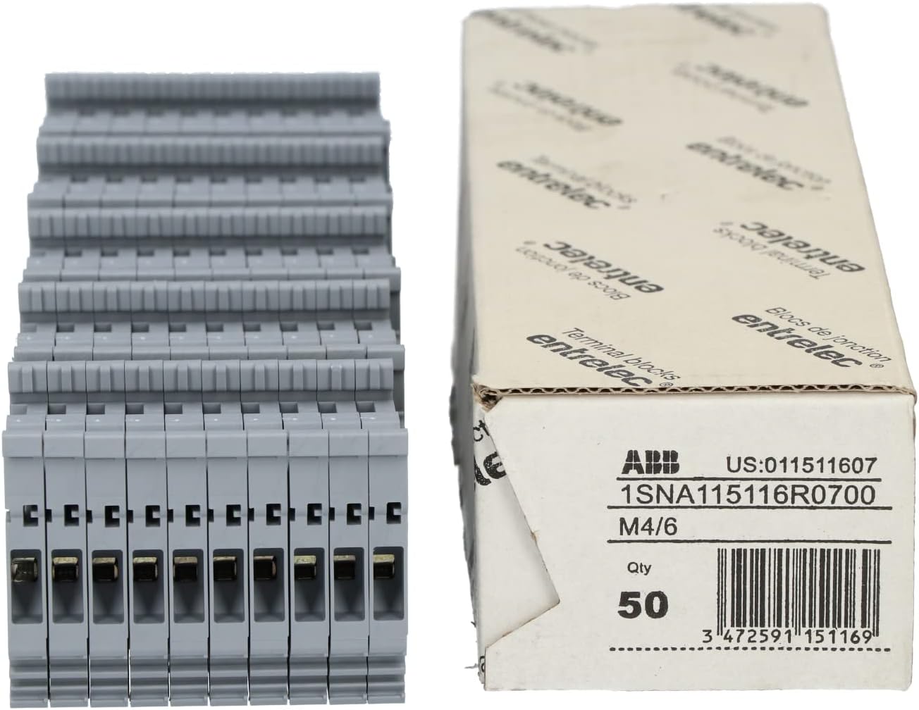 Abb entrelec Borna Paso M4 6 Gris Amazon es Bricolaje Y Herramientas abb-entrelec-borna-paso-m4-6-gris-amazon-es-bricolaje-y-herramientas
