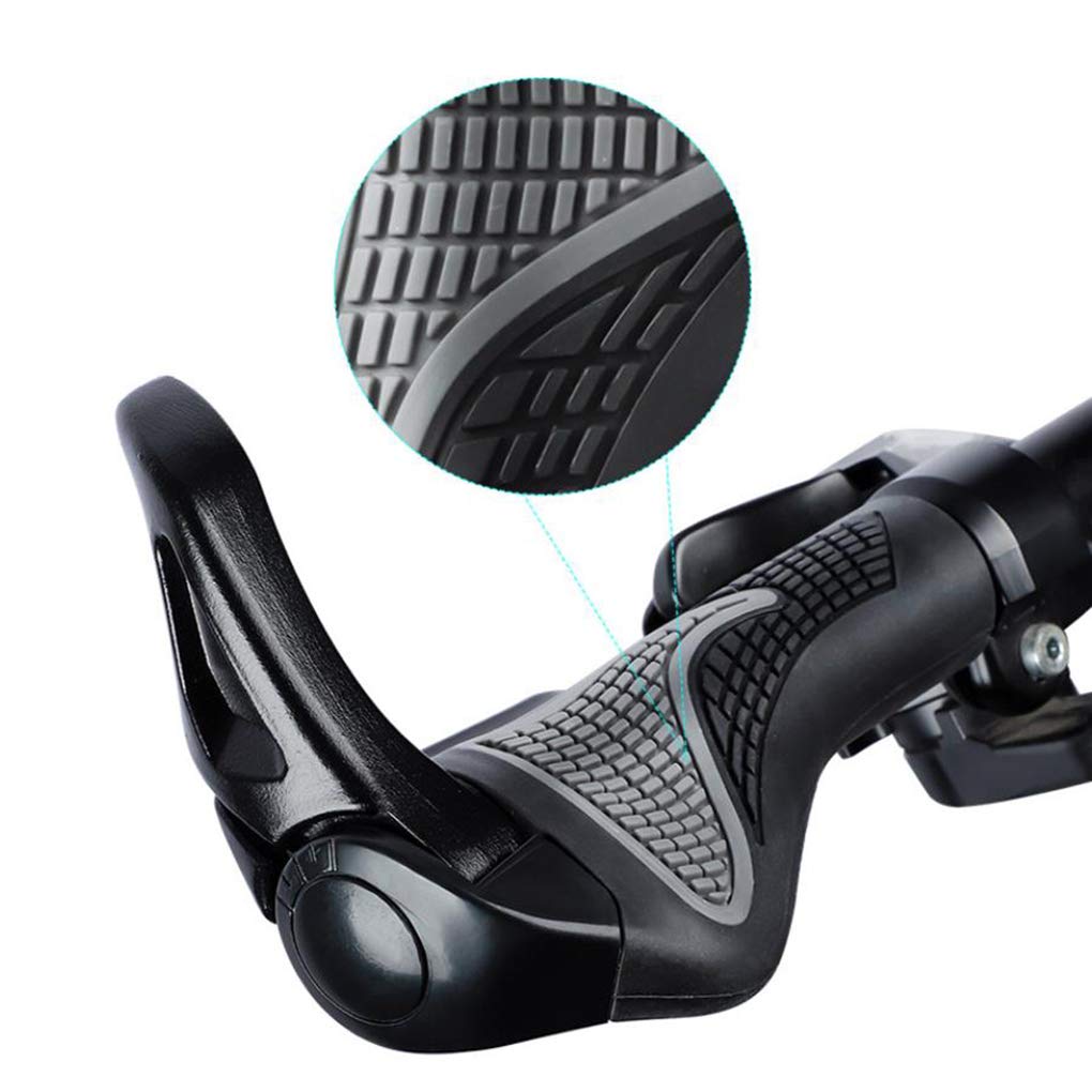 Vélo en Caoutchouc. Poignées de Guidon de vélo, poignée de vélo en Caoutchouc antidérapante, poignée de vélo for Scooter, vélo Urbain, Tricycle, Fauteuil Roulant, VTT, vélo Pliable, Jeu