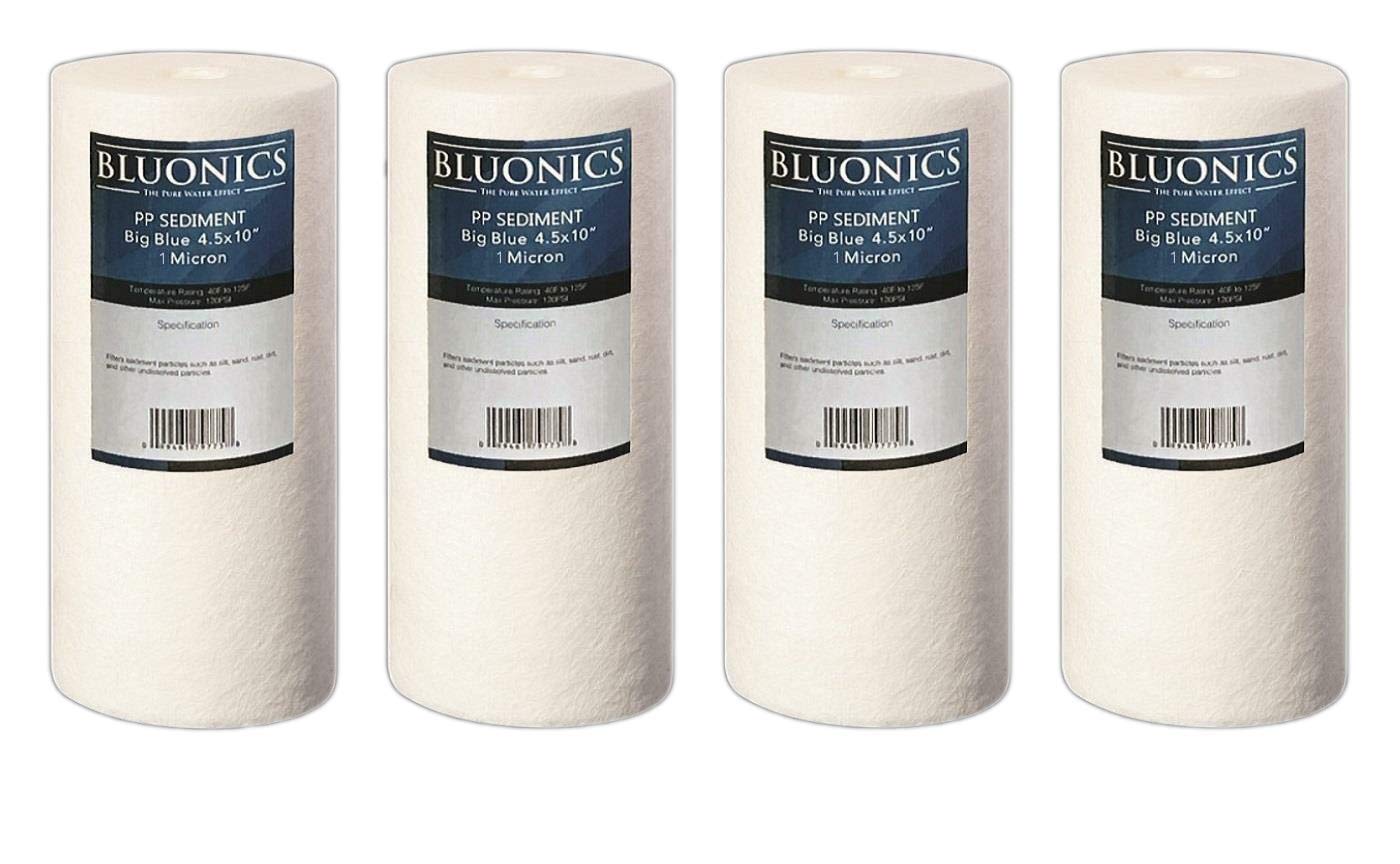 Bluonics 4 Sediment Water Filters (1 Micron) 4.5