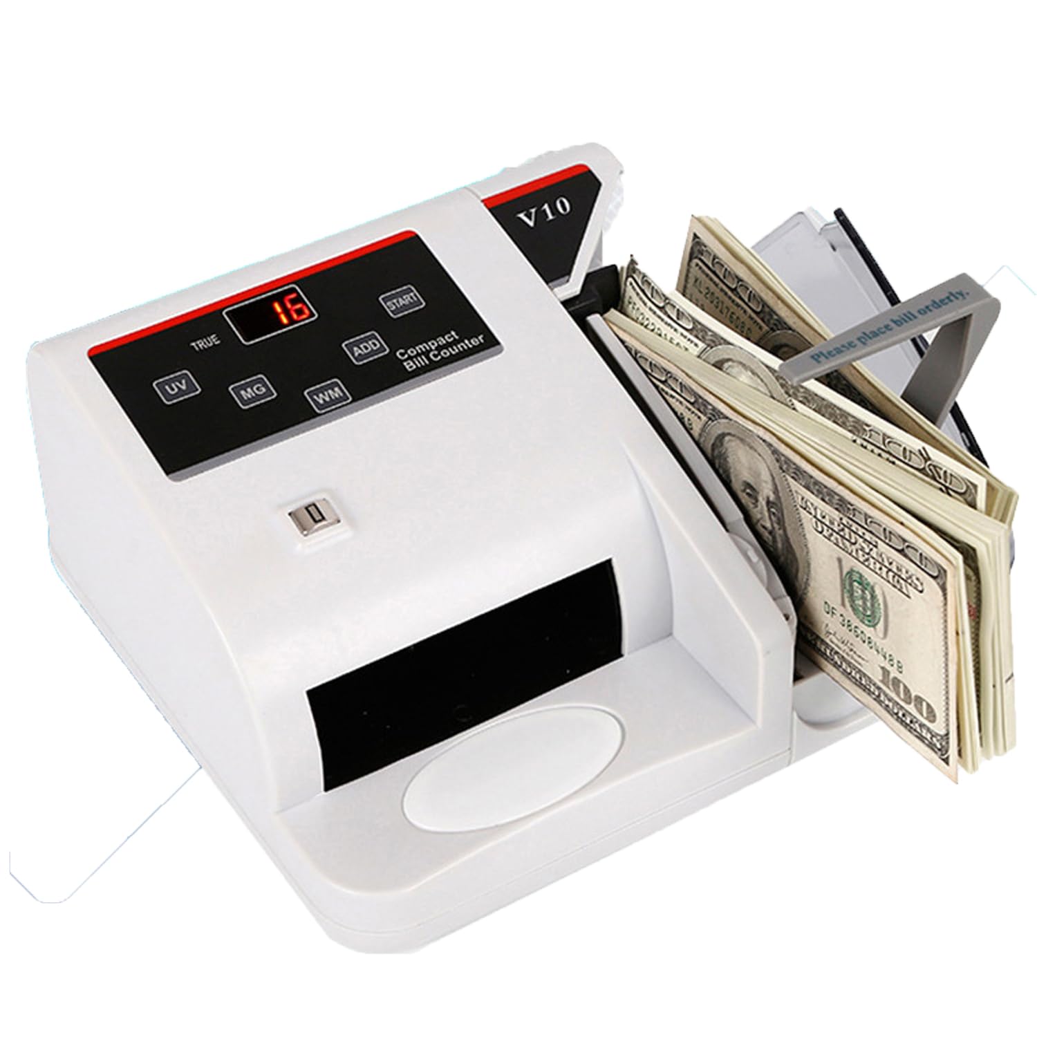 Banconote portatile con display a LED, attrezzatura finanziaria per la gestione dei contanti, ideale per mercati e aziende