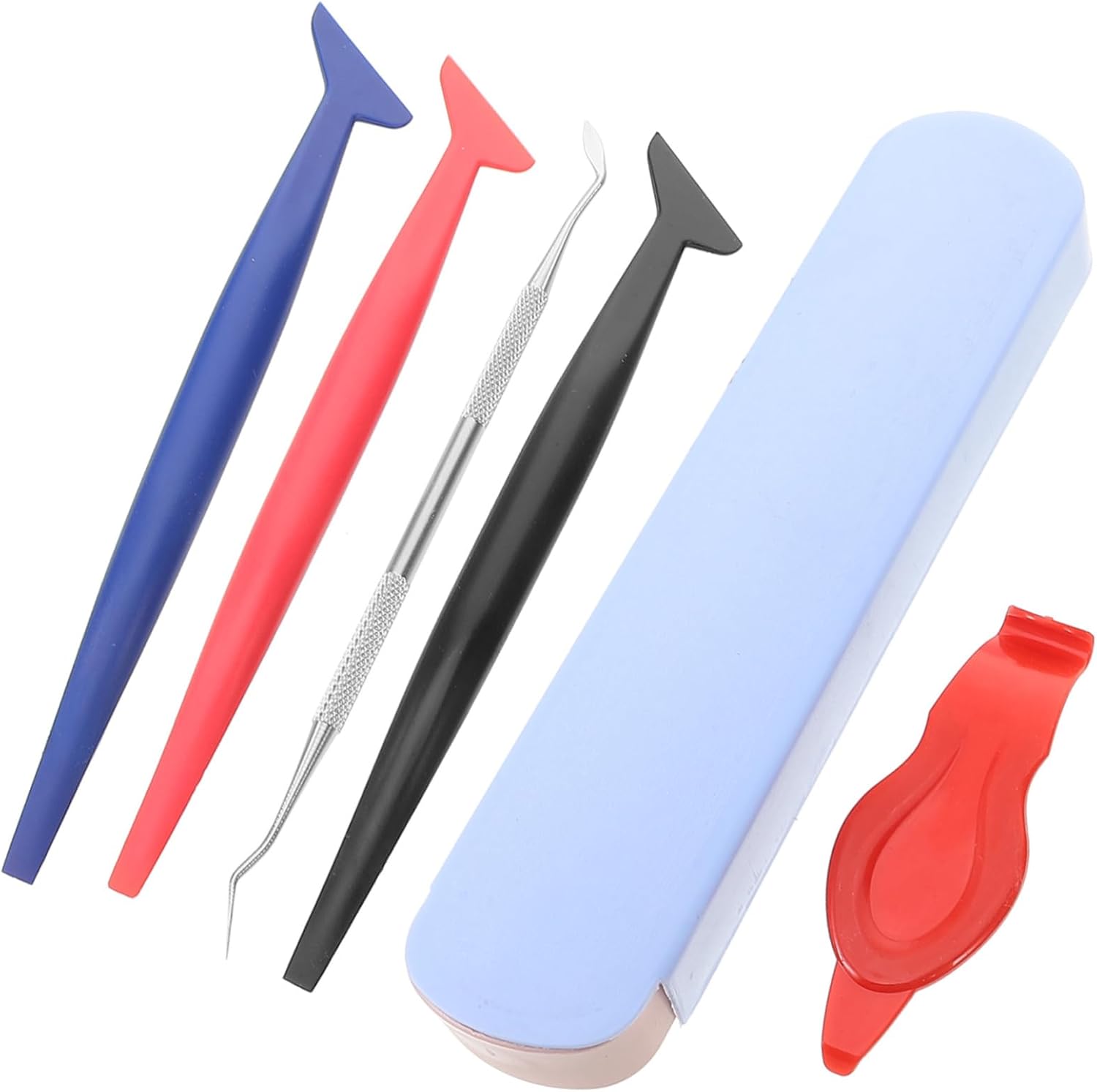 GARVALON 2 Sets Vinyl Wrap Installation Tool Kit with Felt Squeegee Tinting Squeegee Automotive Window Film Applicator for DIY Enthusiasts and Professionals