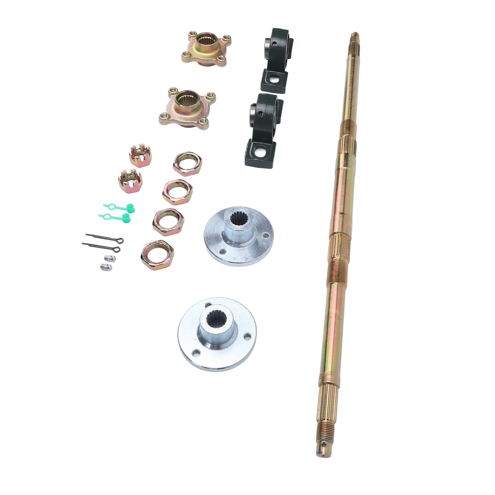 Kit ASSE Posteriore Go Kart 24 Pollici Gruppo Albero ASSE Posteriore per Utenti ATV Quad Drift Trike
