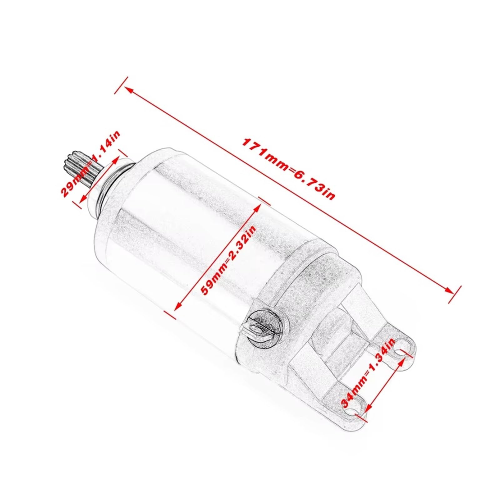 Componenti del motore Compatibile Con Suzuki Per UC150 Per Epicuro 150 1999-2003 Accessori Per Avviamento Motore Moto 31100-14F01
