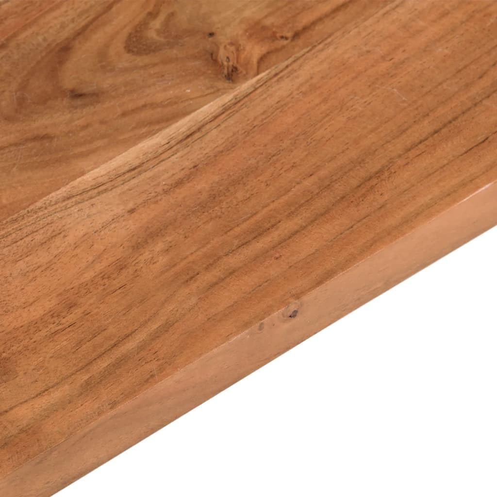 vidaXL Tischplatte, Holzplatte Rechteckig, Massivholzplatte für Bartisch Beistelltisch Esstisch, Ersatztischplatte, 180x20x2,5cm Akazienholz