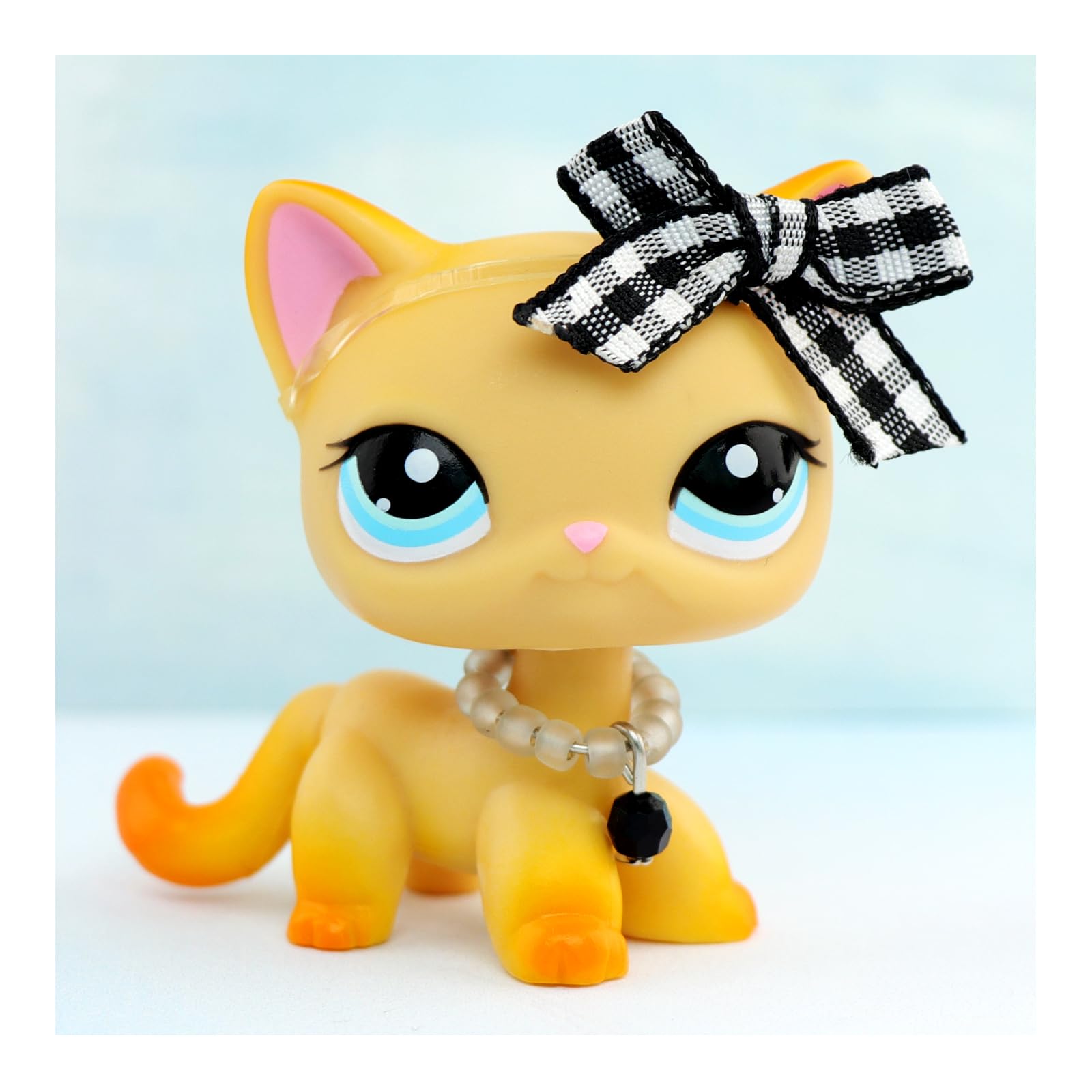 SAPPUN LPS Cocker Spaniel #960 lps Collie #893 and Baby Husky #1810 3pcs LPS Pets Rare Old LPS Toys Puppy Action Figure Collectable Pets Mini Pet Shop for Boys & Girls (Yellow Cat #339)